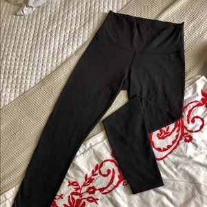 lulu lemon black yoga high rise leggings